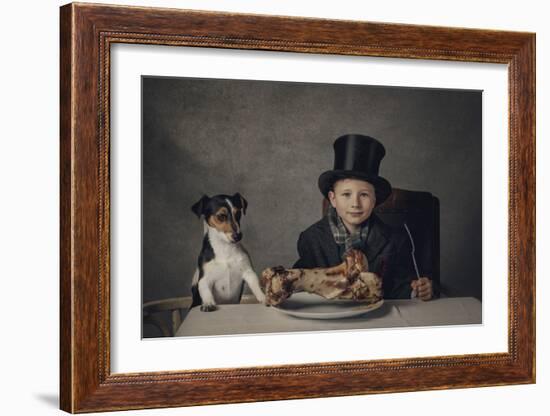 The Dinner-Monika Vanhercke-Framed Giclee Print