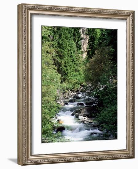 The Diosaz Gorge, Servoz Near Chamonix, Haute-Savoie, Rhone Alps, France-Ruth Tomlinson-Framed Photographic Print