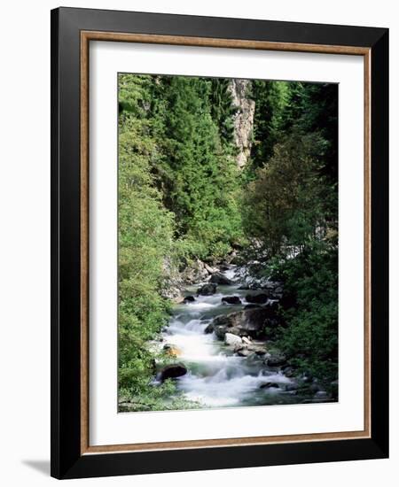 The Diosaz Gorge, Servoz Near Chamonix, Haute-Savoie, Rhone Alps, France-Ruth Tomlinson-Framed Photographic Print