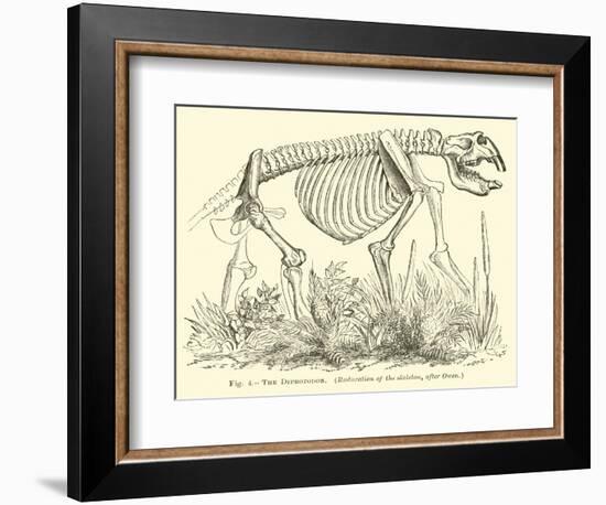 The Diprotodon-null-Framed Giclee Print