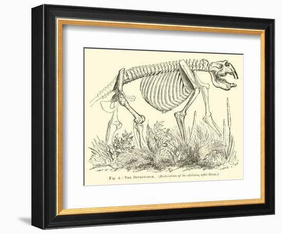 The Diprotodon-null-Framed Giclee Print