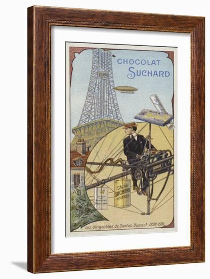 The Dirigible Airships of Alberto Santos-Dumont, 1898-1901-null-Framed Giclee Print