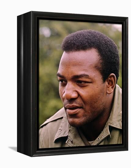 THE DIRTY DOZEN, 1967 directed by ROBERT ALDRICH Jim Brown (photo)-null-Framed Stretched Canvas