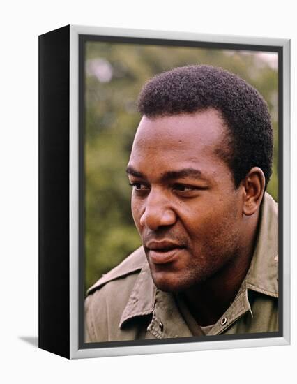 THE DIRTY DOZEN, 1967 directed by ROBERT ALDRICH Jim Brown (photo)-null-Framed Stretched Canvas