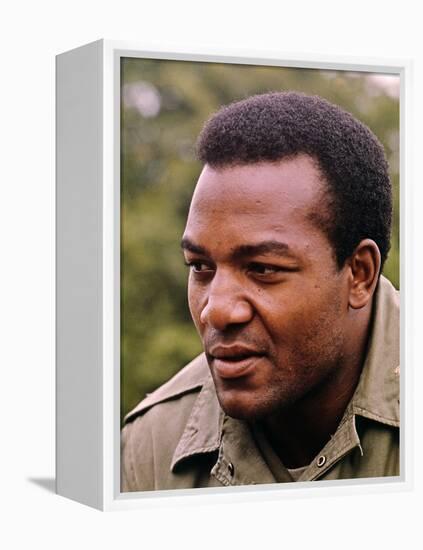 THE DIRTY DOZEN, 1967 directed by ROBERT ALDRICH Jim Brown (photo)-null-Framed Stretched Canvas