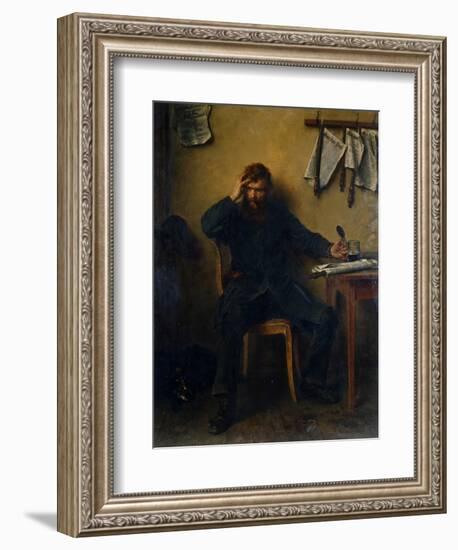 The Disaffected, 1877-Ludwig Knaus-Framed Giclee Print