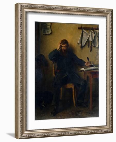 The Disaffected, 1877-Ludwig Knaus-Framed Giclee Print