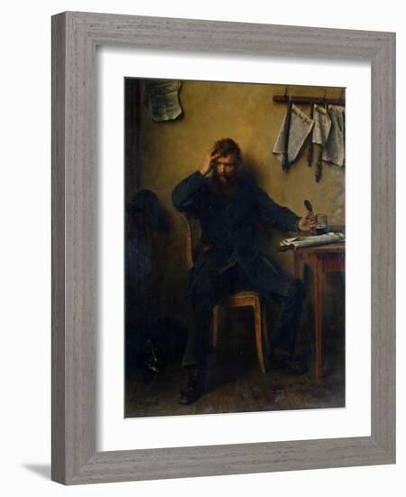 The Disaffected, 1877-Ludwig Knaus-Framed Giclee Print