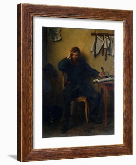 The Disaffected, 1877-Ludwig Knaus-Framed Giclee Print