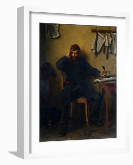 The Disaffected, 1877-Ludwig Knaus-Framed Giclee Print