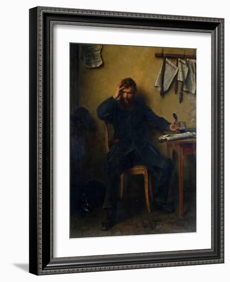 The Disaffected, 1877-Ludwig Knaus-Framed Giclee Print