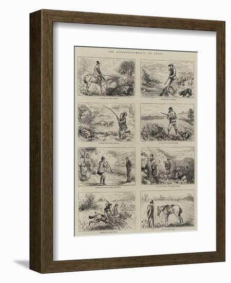 The Disappointments of Sport-null-Framed Giclee Print