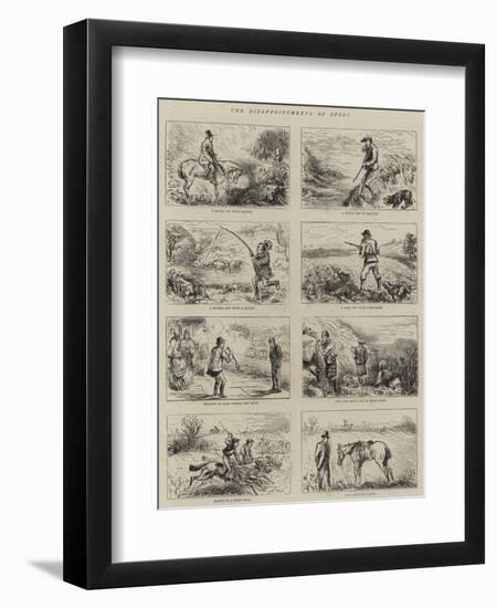 The Disappointments of Sport-null-Framed Giclee Print