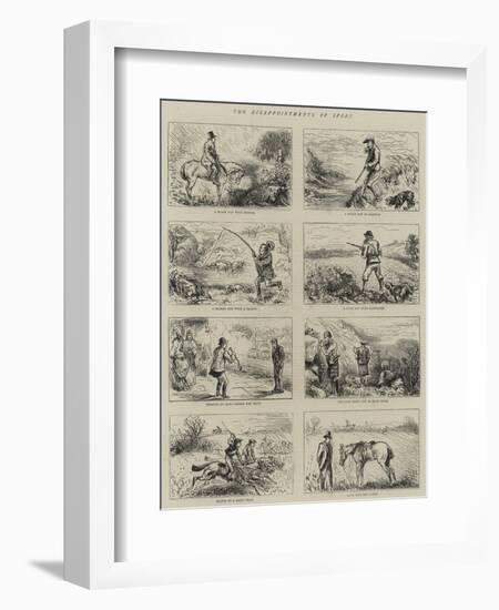 The Disappointments of Sport-null-Framed Giclee Print