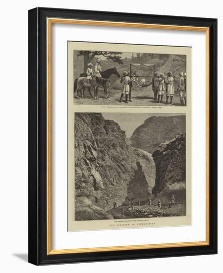 The Disaster in Afghanistan-John Charles Dollman-Framed Giclee Print