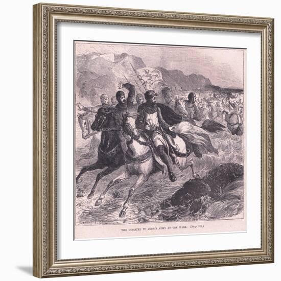 The Disaster of John's Army at the Wash-Charles Ricketts-Framed Giclee Print