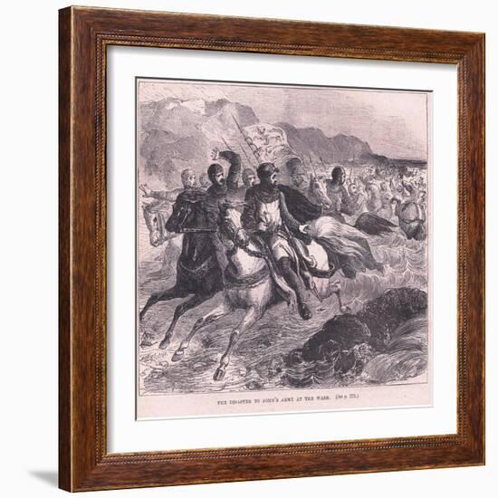 The Disaster of John's Army at the Wash-Charles Ricketts-Framed Giclee Print