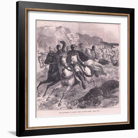 The Disaster of John's Army at the Wash-Charles Ricketts-Framed Giclee Print