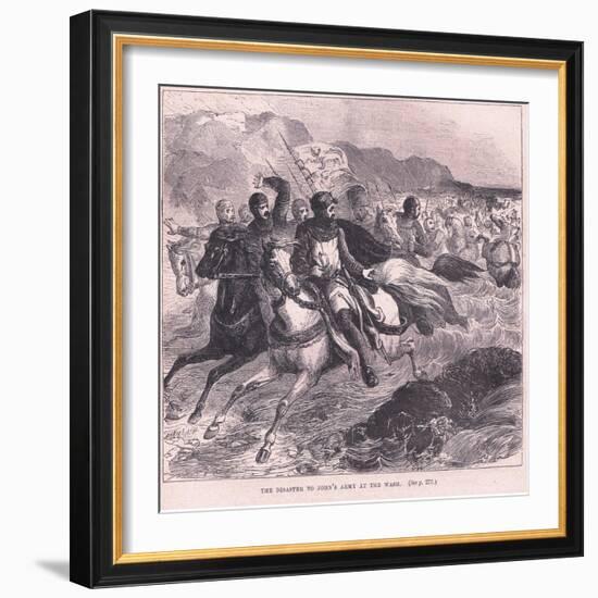 The Disaster of John's Army at the Wash-Charles Ricketts-Framed Giclee Print