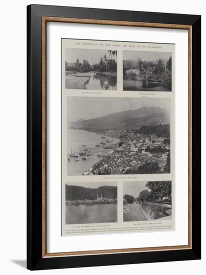 The Disasters in the West Indies, the Scene of the Catastrophe-null-Framed Giclee Print