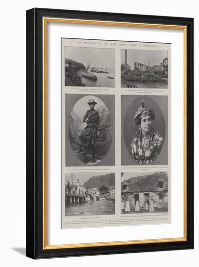 The Disasters in the West Indies, Views in Martinique-null-Framed Giclee Print