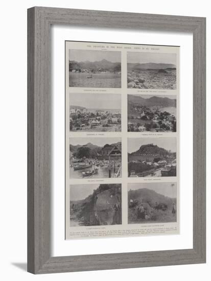 The Disasters in the West Indies, Views in St Vincent-null-Framed Giclee Print