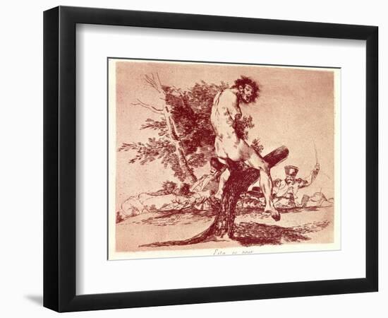 The Disasters of War-Francisco de Goya-Framed Art Print