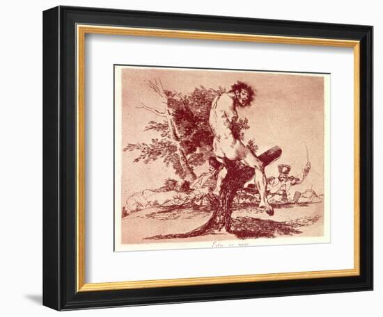 The Disasters of War-Francisco de Goya-Framed Art Print