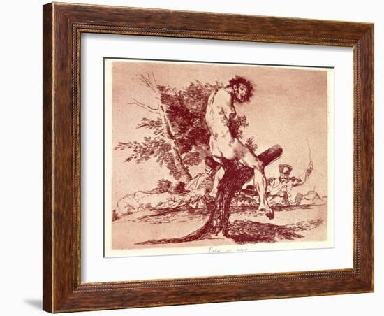 The Disasters of War-Francisco de Goya-Framed Art Print