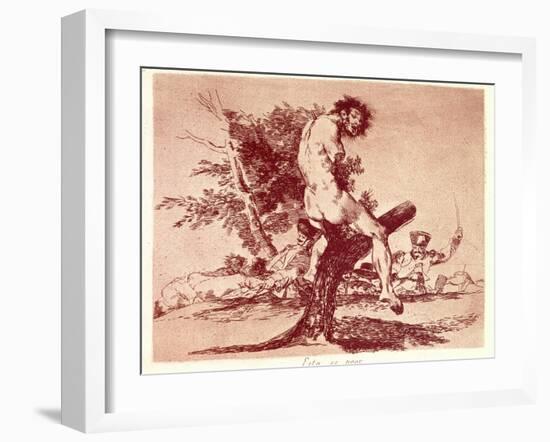 The Disasters of War-Francisco de Goya-Framed Art Print