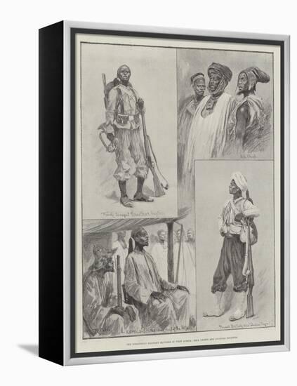 The Disastrous Military Blunder in West Africa, Sofa Chiefs and Colonial Soldiers-Richard Caton Woodville II-Framed Premier Image Canvas