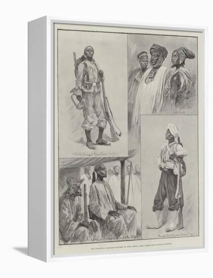 The Disastrous Military Blunder in West Africa, Sofa Chiefs and Colonial Soldiers-Richard Caton Woodville II-Framed Premier Image Canvas