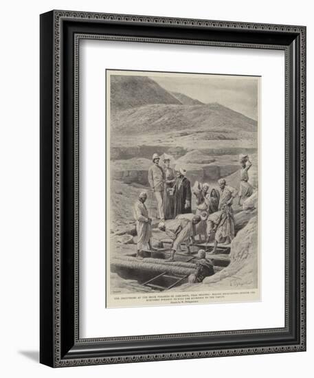 The Discoveries at the Brick Pyramids of Dahchour, Near Memphis-null-Framed Giclee Print