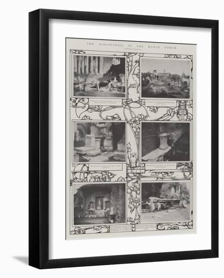 The Discoveries in the Roman Forum-null-Framed Giclee Print