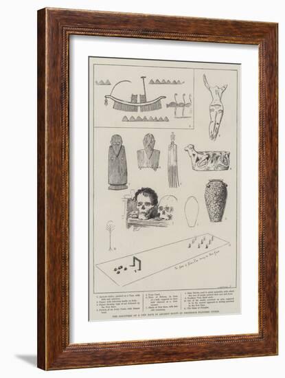 The Discovery of a New Race in Ancient Egypt by Professor Flinders Petrie-null-Framed Giclee Print