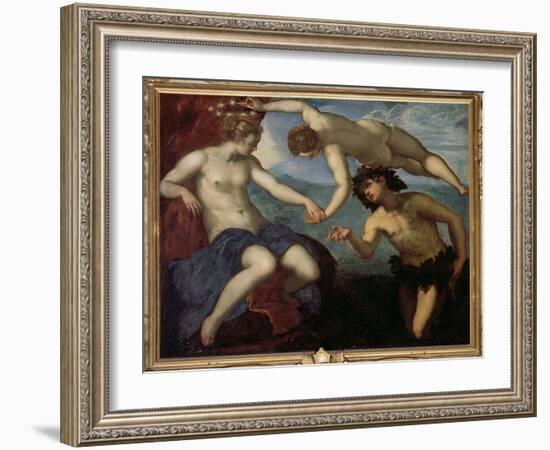 The Discovery of Ariadne, 1578-Jacopo Robusti Tintoretto-Framed Giclee Print