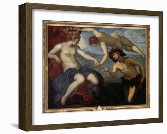 The Discovery of Ariadne, 1578-Jacopo Robusti Tintoretto-Framed Giclee Print