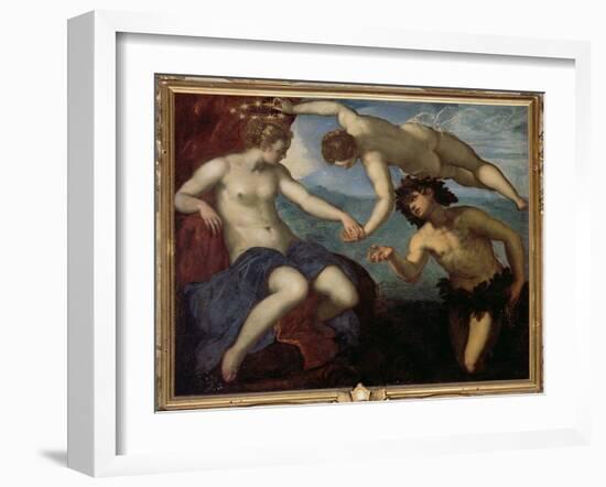 The Discovery of Ariadne, 1578-Jacopo Robusti Tintoretto-Framed Giclee Print