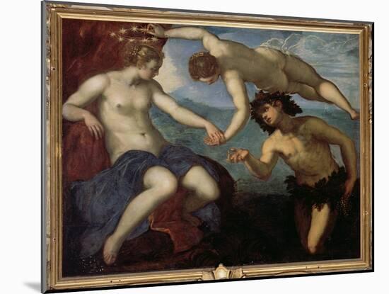 The Discovery of Ariadne, 1578-Jacopo Robusti Tintoretto-Mounted Giclee Print