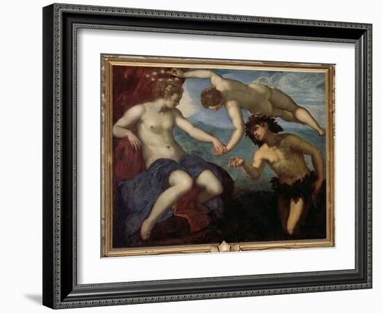 The Discovery of Ariadne, 1578-Jacopo Robusti Tintoretto-Framed Giclee Print