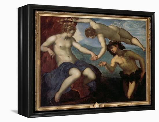 The Discovery of Ariadne, 1578-Jacopo Robusti Tintoretto-Framed Premier Image Canvas