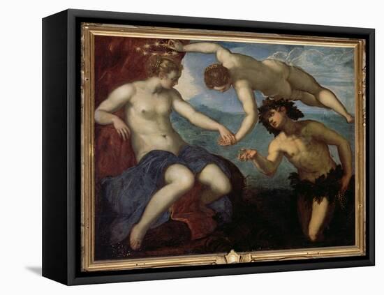 The Discovery of Ariadne, 1578-Jacopo Robusti Tintoretto-Framed Premier Image Canvas