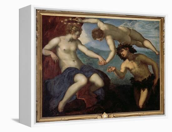 The Discovery of Ariadne, 1578-Jacopo Robusti Tintoretto-Framed Premier Image Canvas