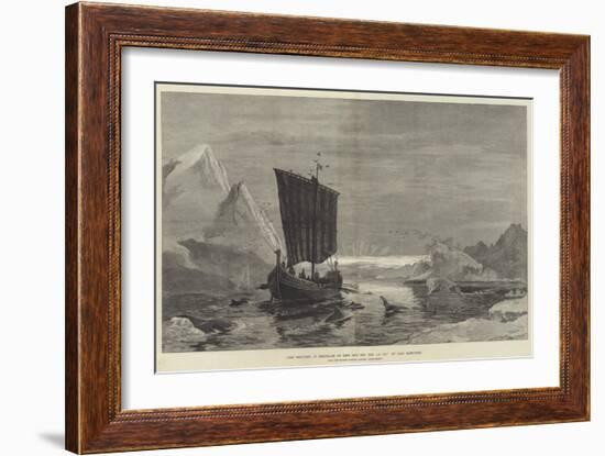 The Discovery of Greenland by King Eric the Red, Ad 983-null-Framed Giclee Print