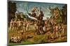 The Discovery of Honey by Bacchus, C.1499 (Tempera on Panel)-Piero di Cosimo-Mounted Giclee Print