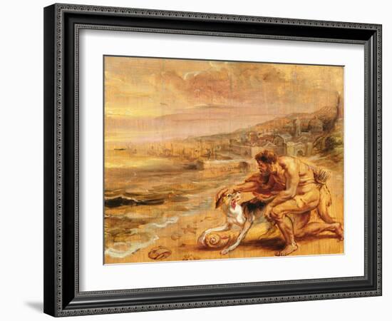 The Discovery of Purple, C.1636-Peter Paul Rubens-Framed Giclee Print