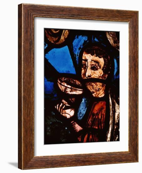 The Discovery of Wine, Noah Drinking from a Cup in His Tent-null-Framed Giclee Print