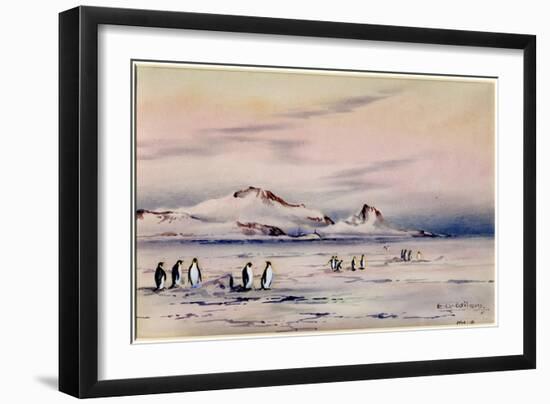 'The Discovery Winter Quarters', c.1901-04-Edward Adrian Wilson-Framed Giclee Print