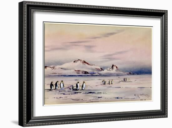 'The Discovery Winter Quarters', c.1901-04-Edward Adrian Wilson-Framed Giclee Print