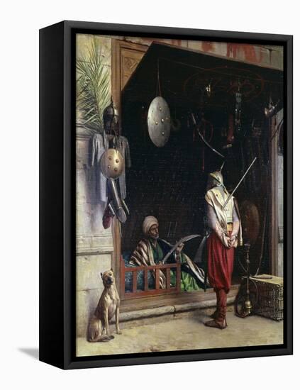 The Discussion-Jean Leon Gerome-Framed Premier Image Canvas